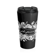 Load image into Gallery viewer, Floral Film Femme Travel Mug
