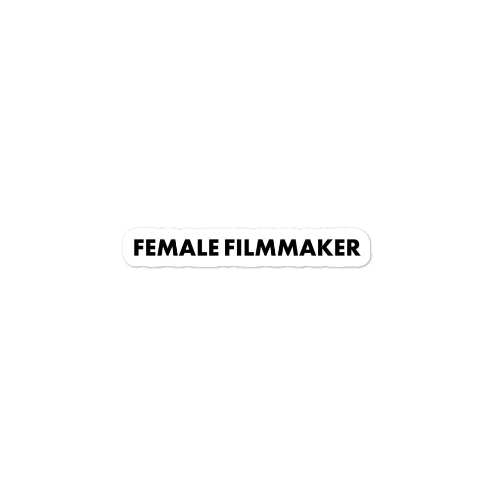 Female Filmmaker Sticker