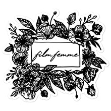 Load image into Gallery viewer, Floral Film Femme Sticker
