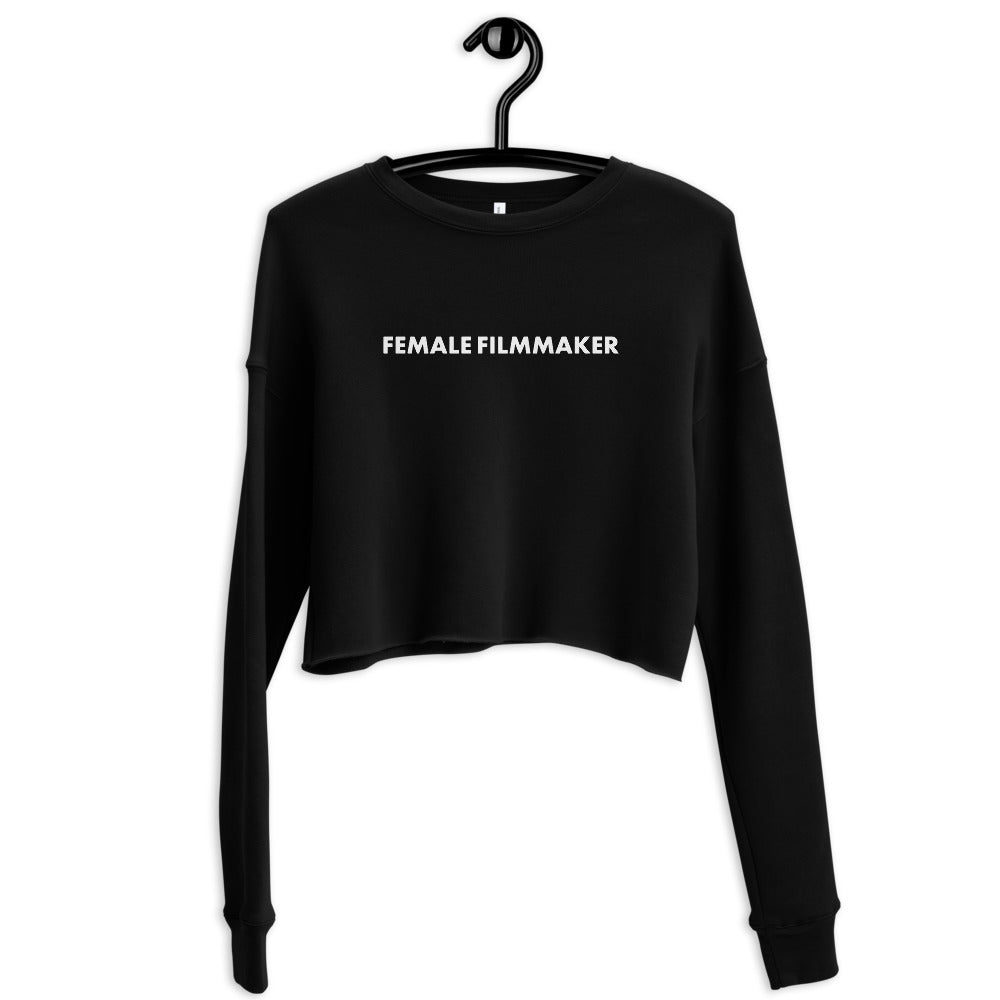 Female Filmmaker Crop Sweatshirt